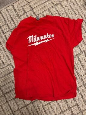 Milwaukee Red Logo Tee - Men's Casual Shirt